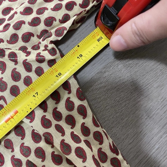 NILI LOTAN - Libby Paisley Button Down Dress Shirt Sz Medium - Picture 8 of 9